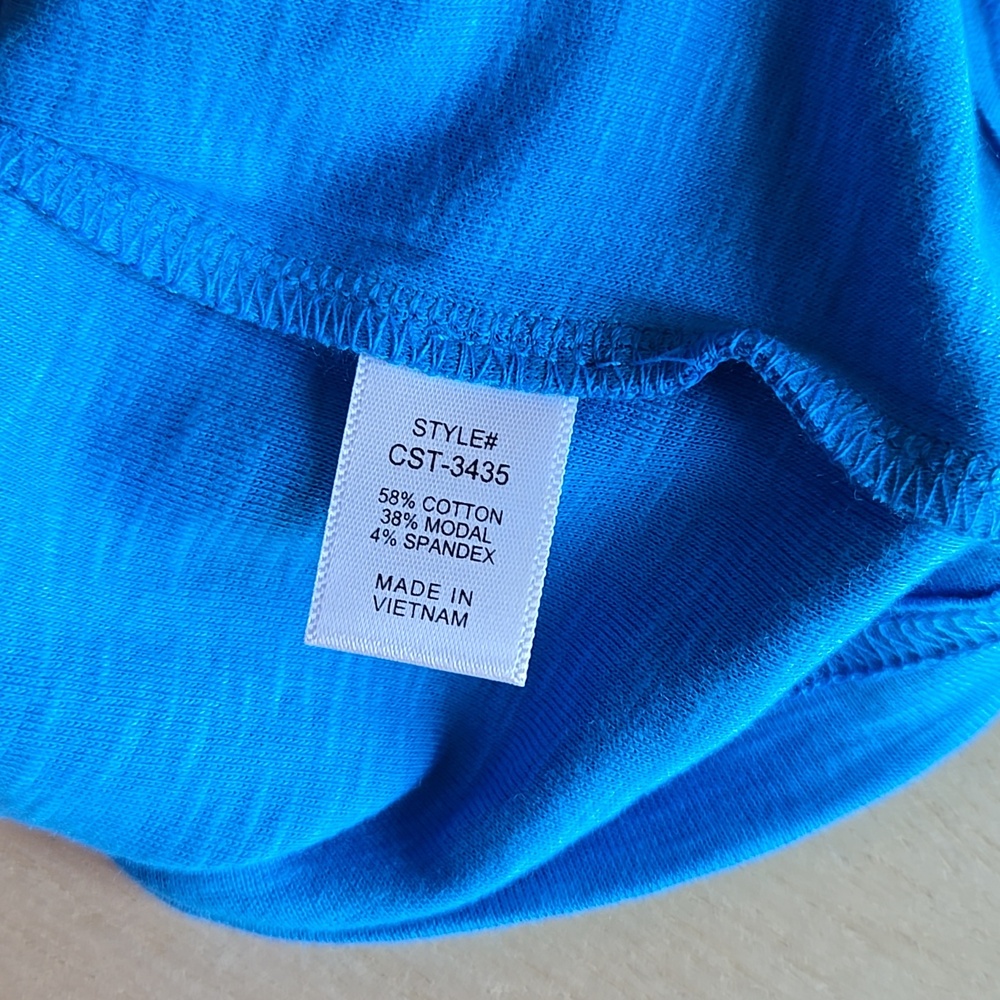 Z113 NWT Zenana Outfitters Cap Sleeve Crewneck Tee Sz 1X 2X 3X Stretch Oversized - Picture 8 of 8